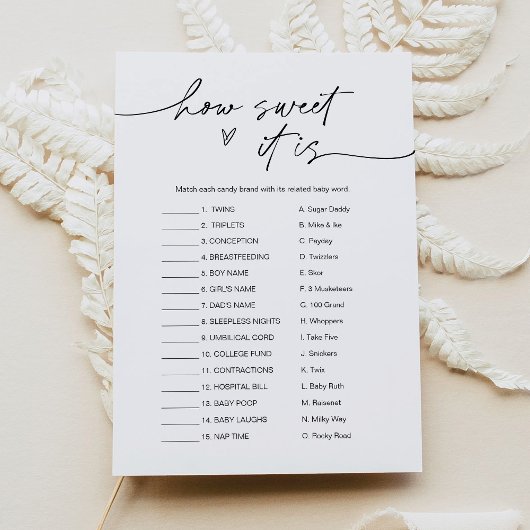 EVERLEIGH Comme C'Est Doux Barre De Bonbons Carte 