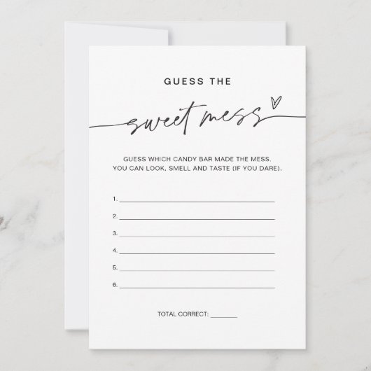 EVERLEIGH devine la carte de jeu Sweet Mess (Devant)