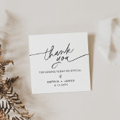 EVERLEIGH Hartelijk dank U Label Teken Square