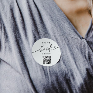 EVERLEIGH koopt de bride een Drink bachelorette Ronde Sticker