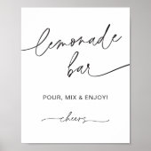 EVERLEIGH Lemonade Bar Baby / Vrijgezellenfeest te Poster (Voorkant)