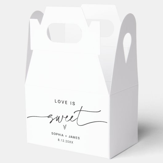 EVERLEIGH Liefde is Zoete Bruiloft Bedankdoosjes (Geopend)
