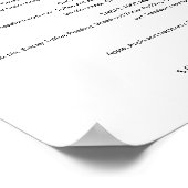 EVERLEIGH Liefde Op Het Eerste Beet Dessertbordje Poster (Hoek)