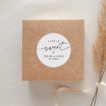 EVERLEIGH Love is Sweet Sticker 1.5"(feuille de 20<br><div class="desc">Everleigh Collection - une collection étonnante et minimaliste qui dispose d'une police de calligraphie moderne qui est à la fois chic et élégant. Cette collection offre un design intemporel et élégant qui est parfait pour tous les événements, des mariages aux baby showers et tout entre les deux. Découvrez l'élégance et...</div>