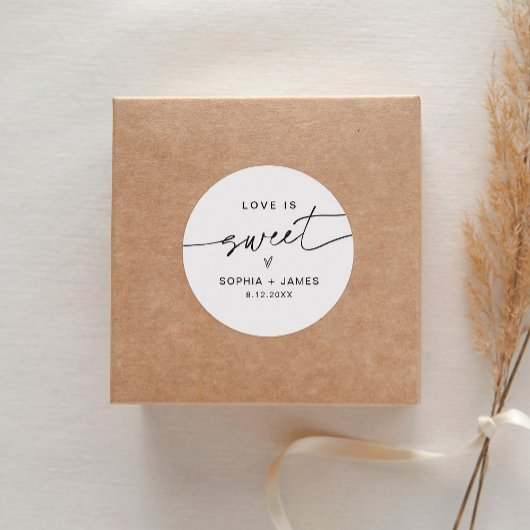 EVERLEIGH Love is Sweet Sticker 1.5"(feuille de 20