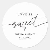 EVERLEIGH Love is Sweet Sticker 3" (feuille de 6) (Devant)