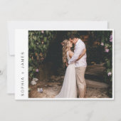 EVERLEIGH - Minimale aankondiging van het Elopemen (Voorkant)