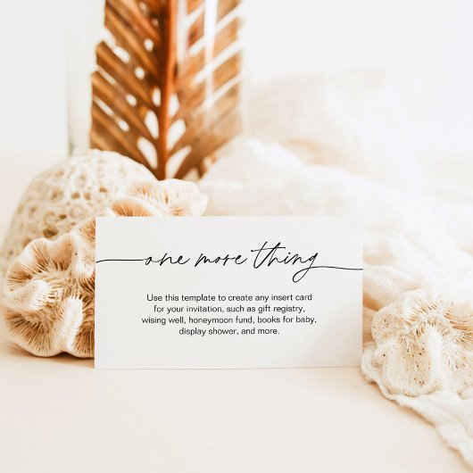 EVERLEIGH minimale behuizing Kaart - One More Thin