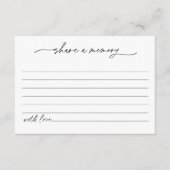 EVERLEIGH Partagez une carte mémoire de la mariée (Devant)