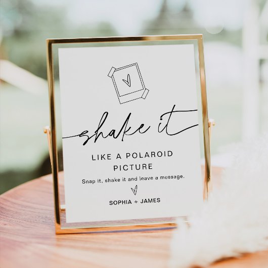 EVERLEIGH Photo Guest Book Sign Poster