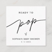 EVERLEIGH Prêt À Pop Popcorn Carte Favour (Devant)