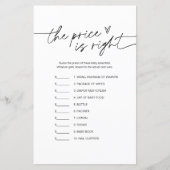 EVERLEIGH Raad de prijs Baby shower spel (Voorkant)