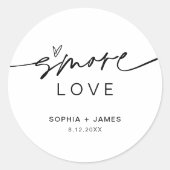 EVERLEIGH S'more Love Favoriser Sticker Rond 3" (Devant)
