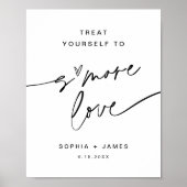 EVERLEIGH Wedding S'mores Sign S'more Love Poster (Voorkant)