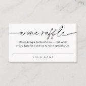 EVERLEIGH Wine Raffle Ticket Vrijgezellenfeest Gam (Voorkant)