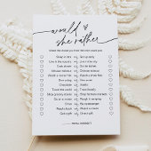 EVERLEIGH Zou Ze Liever Bruidsborrel Spelkaart Kaart