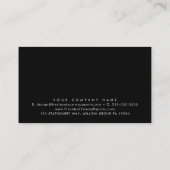 EVERLY Black Logo Business Reward 10 Punch Klantenkaartje (Achterkant)