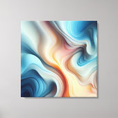 Evermore Abstracte uitgestrekte canvasprint Canvas Afdruk (Voorkant)