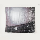 Evermore | Betoverde Bos Huwelijksfoto Achtergrond Wandkleed (Voorkant (horizontaal))