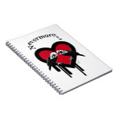 Evermore (Black Lettering) Notitieboek (Rechterzijde)