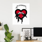Evermore (Black Lettering) Poster (Thuiskantoor)