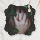 Evermore Enchanted Forest Save The Date met Foto Bedankjes Labels (Achterkant)