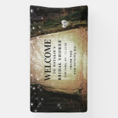 Evermore | Enchanted Forest Vrijgezellenfeest Welc Spandoek (Verticaal)