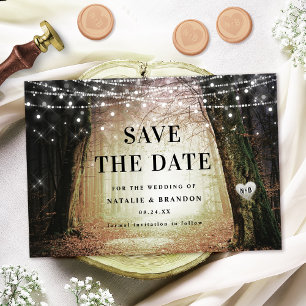 Evermore Kantelend bos Amber Wedding Save The Date