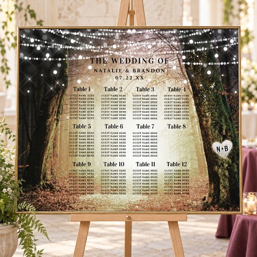 Evermore | Tableau de placement des tables de la F