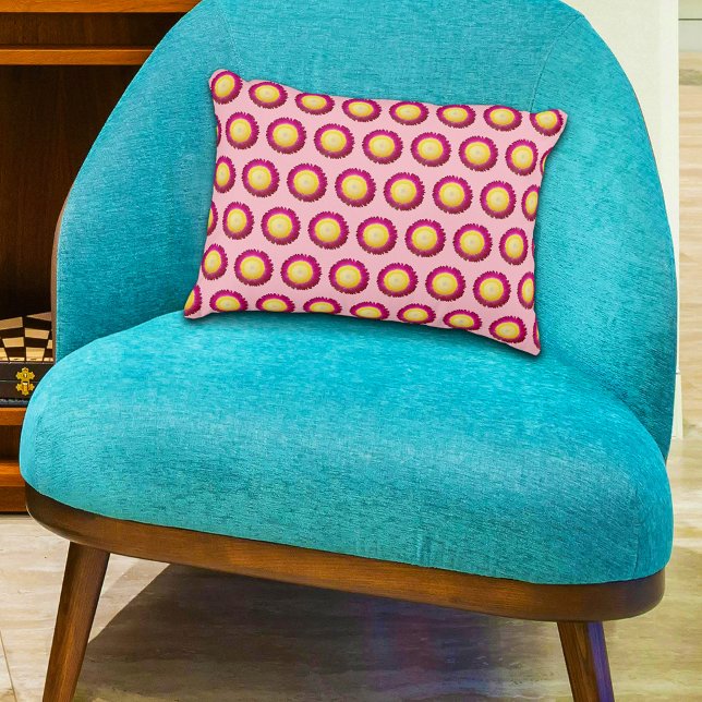 Eversustainable Flower Seamless Pattern op Accent Kussen (Everlasting flower seamless pattern on accent pillow)