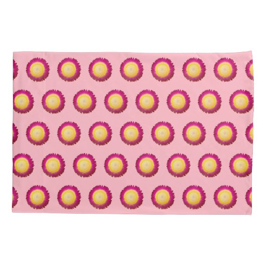 Eversustainable Flower Seamless Pattern op Pillow  Kussensloop (Achterkant)