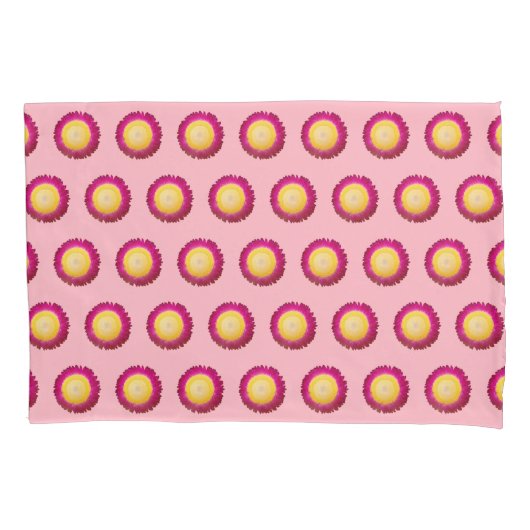 Eversustainable Flower Seamless Pattern op Pillow  Kussensloop (Voorkant)