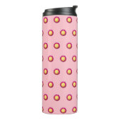 Eversustainable Flower Seamless Pattern op Thermosbeker (Gedraaid links)