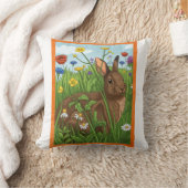 Every Bunny Loves Flowers Kussen (Deken)