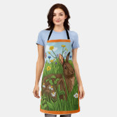 Every Bunny Loves Flowers Schort (Gedragen)