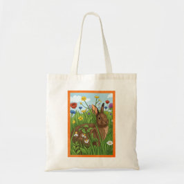 Every Bunny Loves Flowers Tote Bag