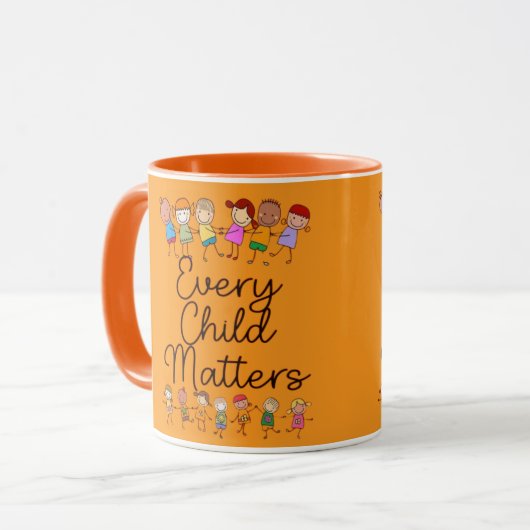 Every Child Matters Orange Awareness  Mug (Devant gauche)