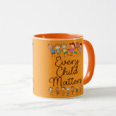 Every Child Matters Orange Awareness  Mug (Devant droit)