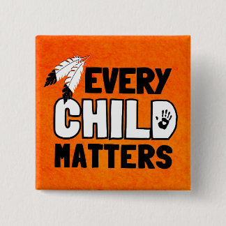 Every Child Matters Vierkante Button 5,1 Cm
