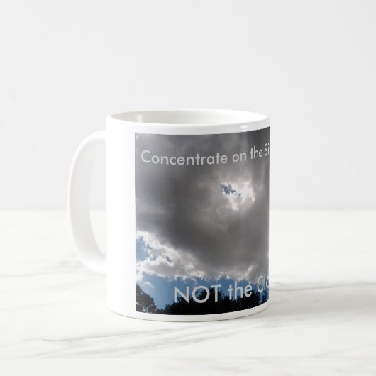 Every Cloud has A Silver Lining Coffee Mug (Devant gauche)