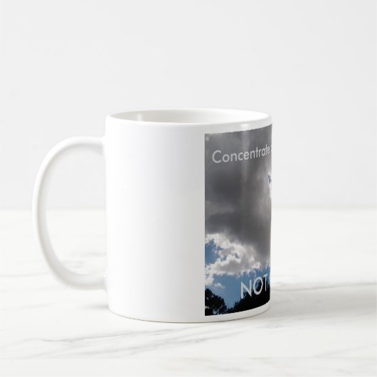 Every Cloud has A Silver Lining Coffee Mug (Gauche)