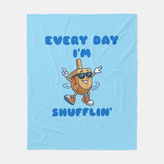 Every Day I'm Shufflin Fleece Blanket Deken (Voorkant)