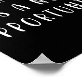 Every Day Is A New Oprtunity Motivating Statement Poster (Hoek)