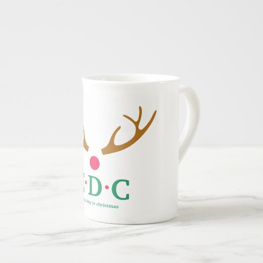 Every Day is Christmas China Mug (Devant droit)