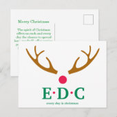 Every Day is Christmas Postcard Briefkaart (Voorkant / Achterkant)