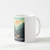 "Every Path Is A Discovery" Vintage Adventure Mug (Devant droit)