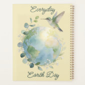Everyday Earth Day Hummingbird Bird Planner (Achterkant)