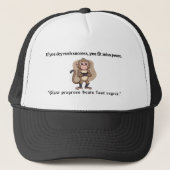 everyday hat, quiet progress, calm mindset Hat Trucker Pet (Voorkant)
