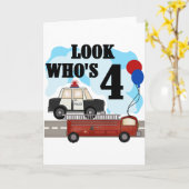 Everyday Heroes 4th Verjaardag Kaart (Gele Bloem)