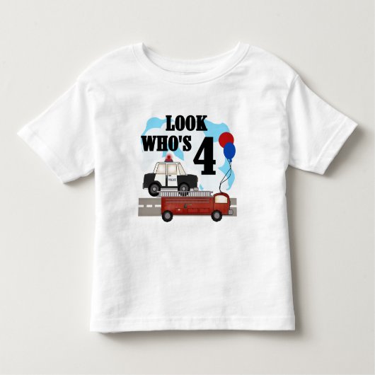 Everyday Heroes 4th Verjaardag Kinder Shirts (Voorkant)